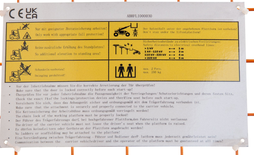 Arbeitsbühne »Small« / Einstieg seitlich