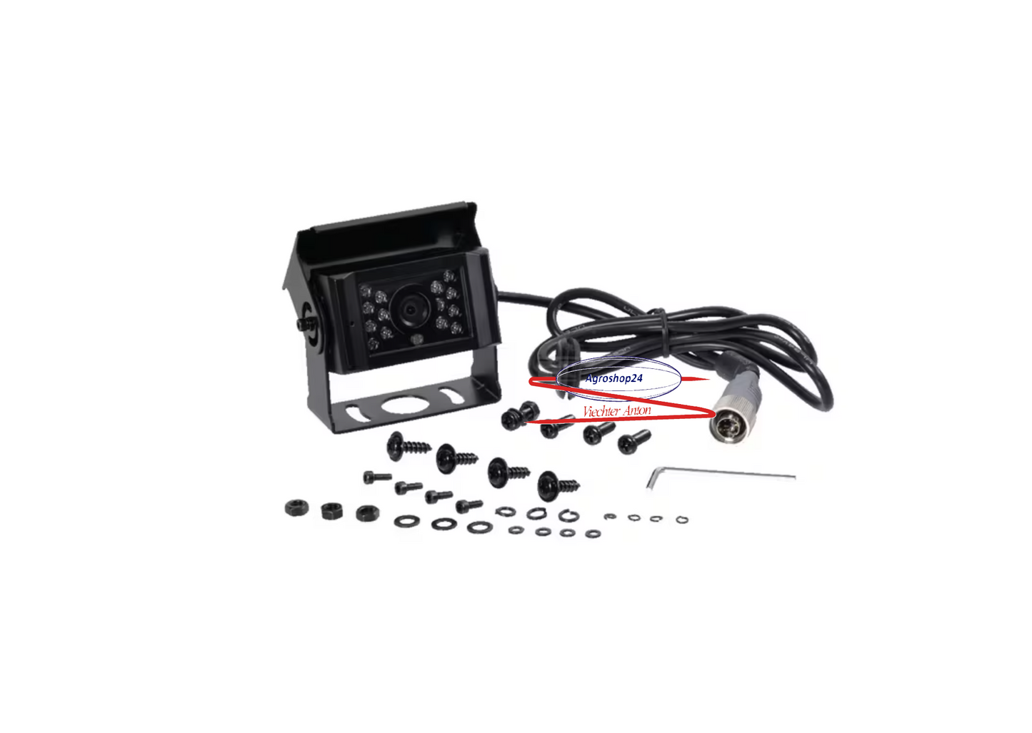 Kramp Kamera 92° Traktor Schlepper Rückfahrkamera Frontkamera