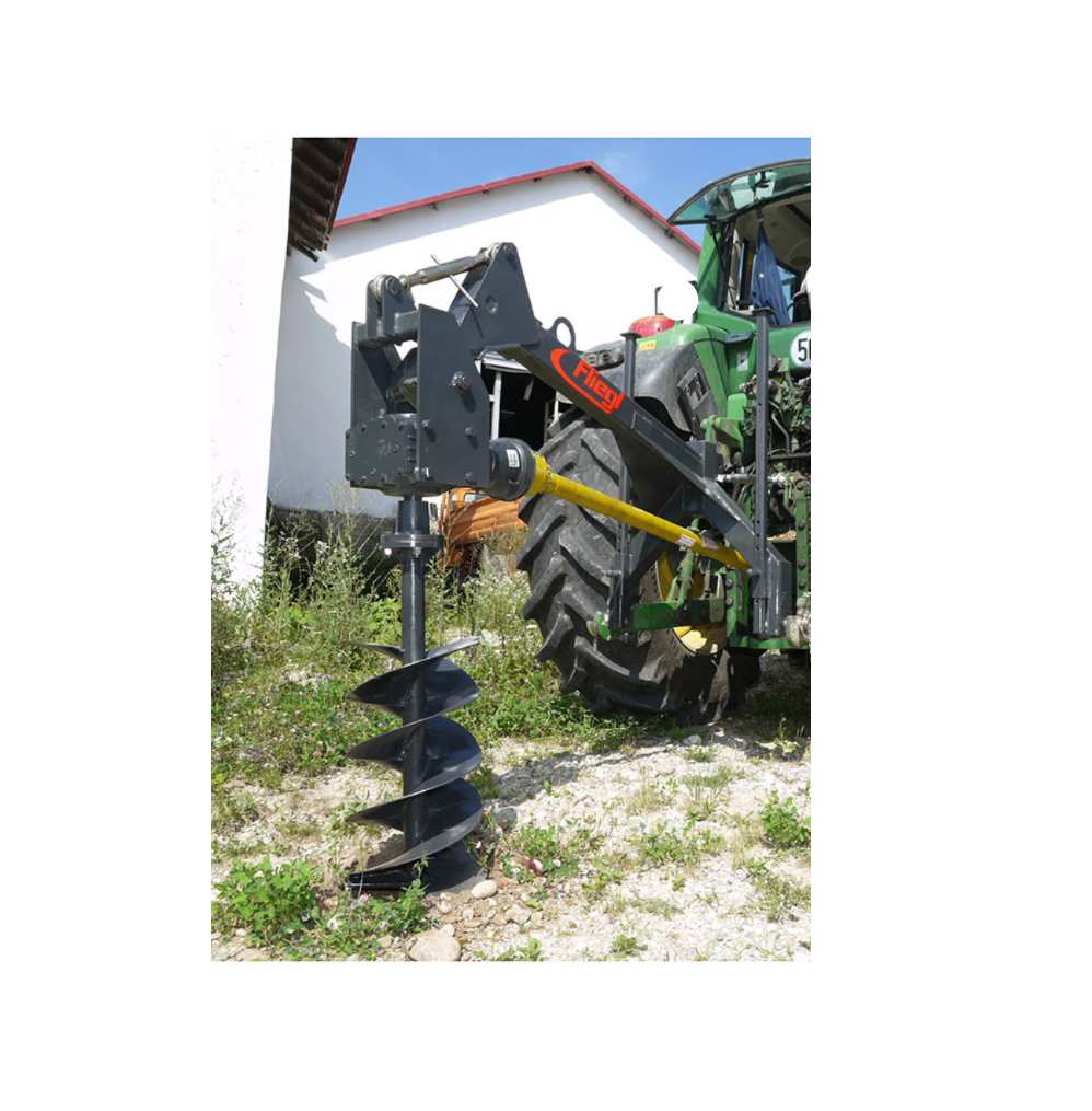 Erdbohrer Fliegl Kat II.Dreipunktaufnahme