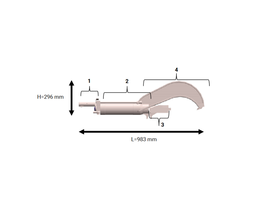 EDER Spaltgerät Keilstärke 120 mm / Druckkraft 75000 N