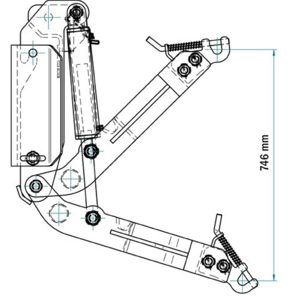 Fronthydraulik 4 t. Fliegl
