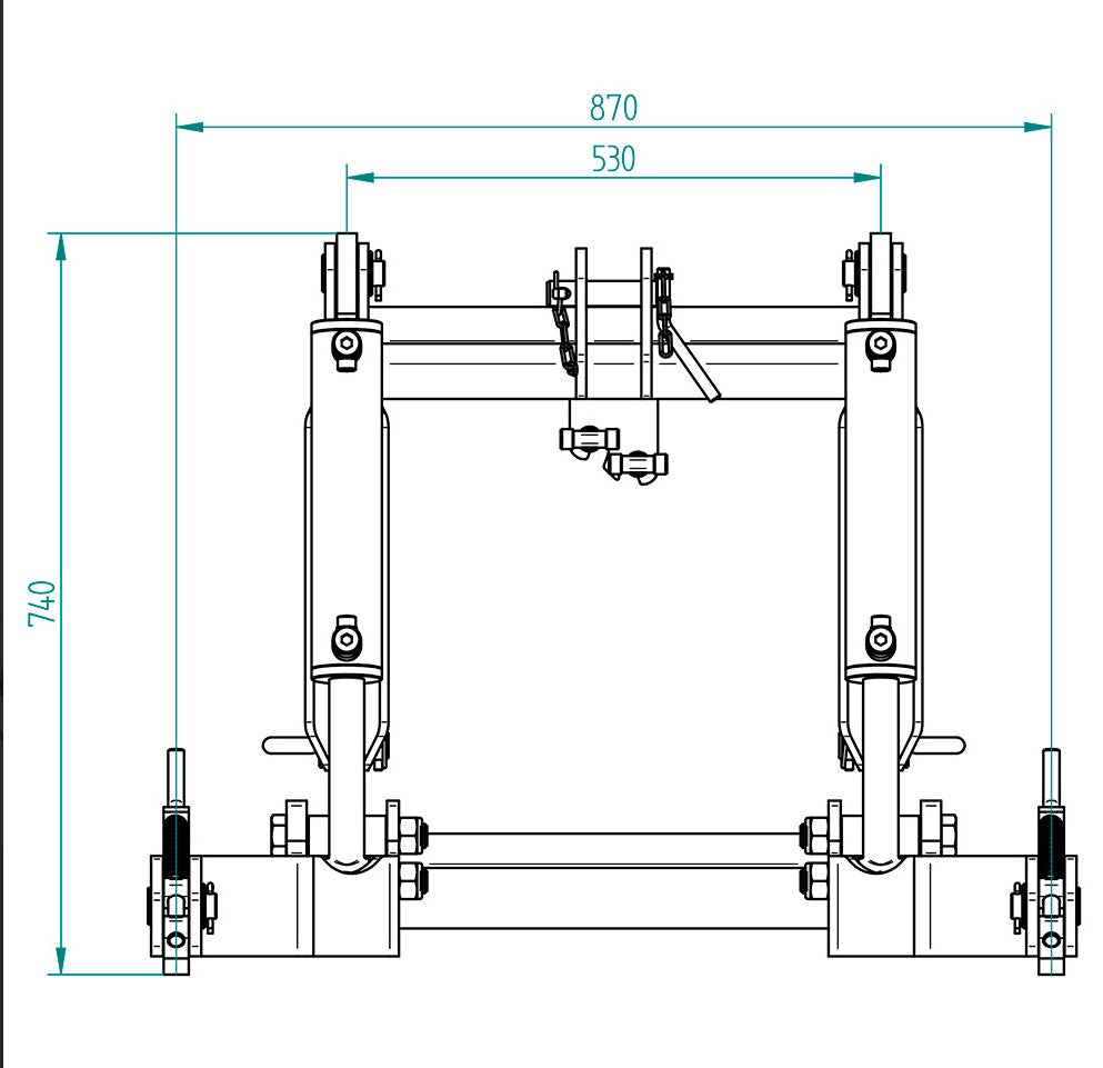 Fronthydraulik 1,8t Fliegl