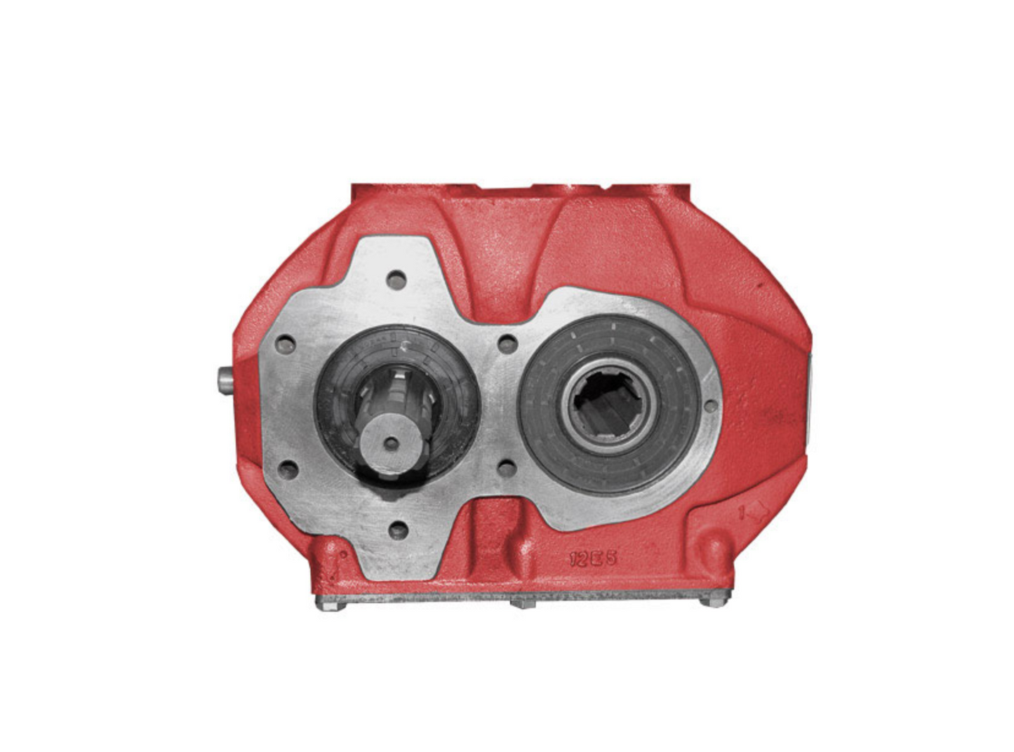 Umkehrgetriebe mit Zapfwellenmuffe und Stummel 1:1