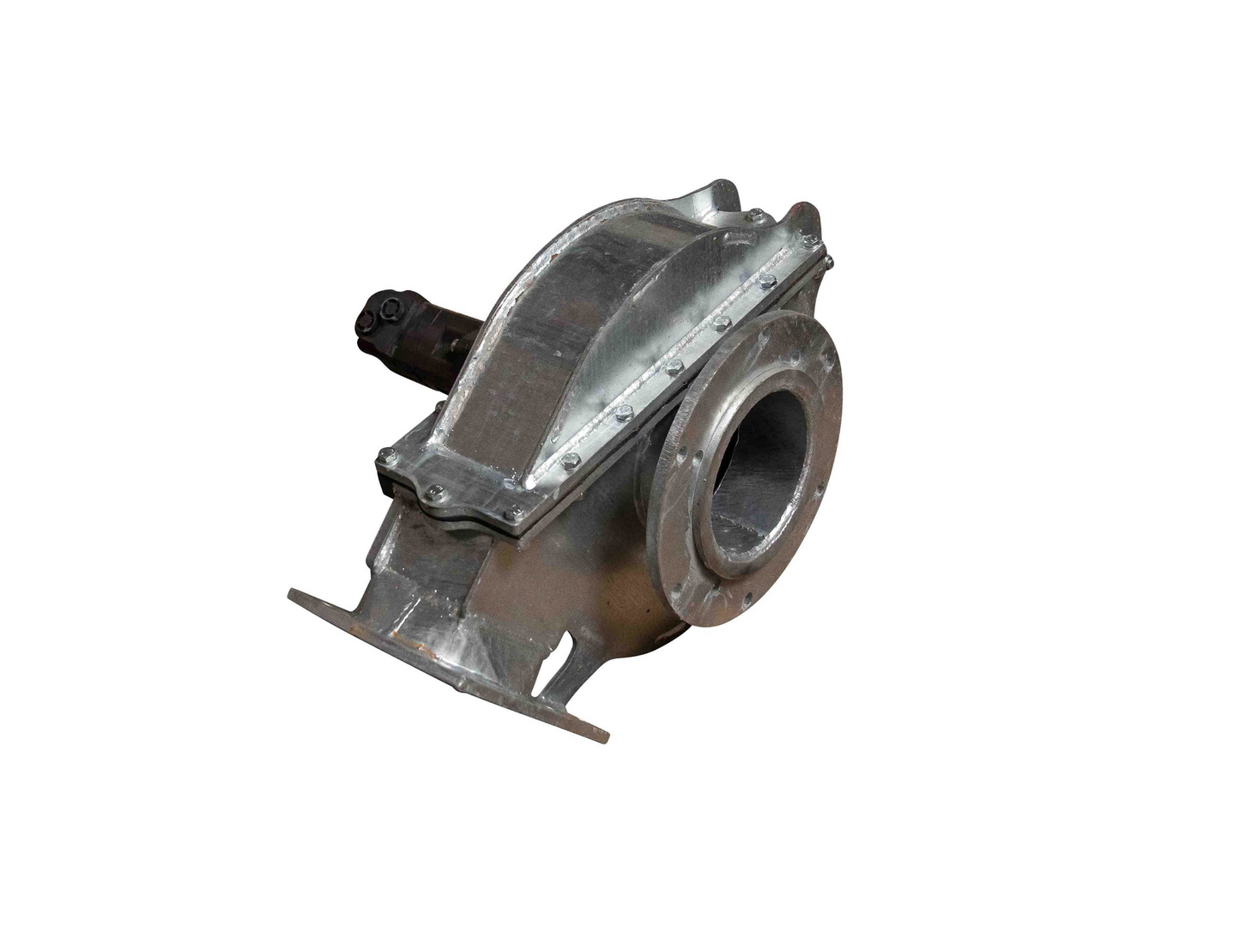 Turbobefüller für Vakuumfass Typ 460 D - mit Reinigungsklappe 8" / Linksanbau