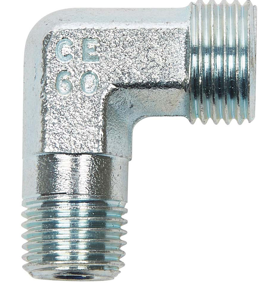 Winkel - Einschraubverschraubung für Zylinder TypII/S 3/8"-12L