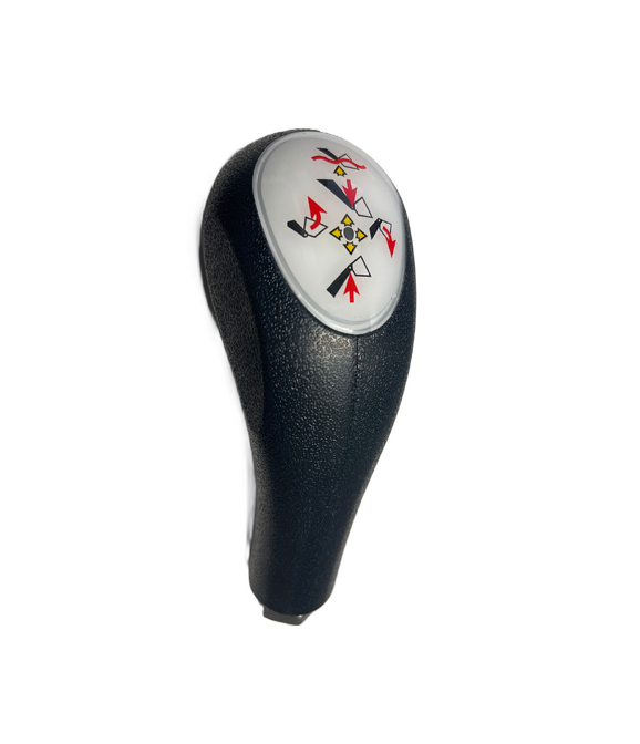 Griff für Joystick; Einhandhebel Stoll mit 1, 2, oder 3, oder ohne Taster