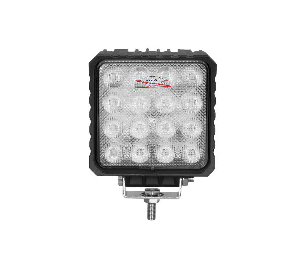 Arbeitsscheinwerfer LED, 48W, 3840lm, 10/30V, 159x54,5x112mm, Flutlicht, 16 LED's,