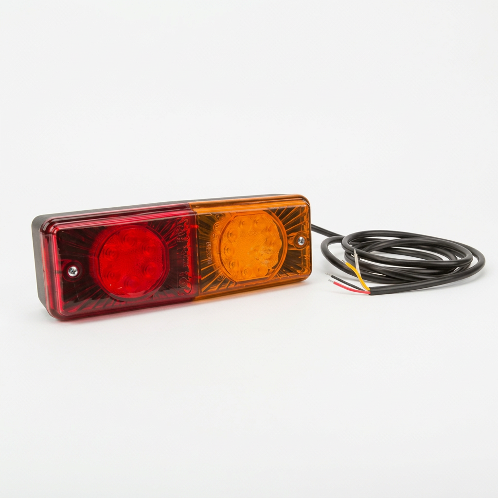 Rückleuchte LED 12/24V 200mmx70mm Kabel 2,0m Anhänger Anbaugerät