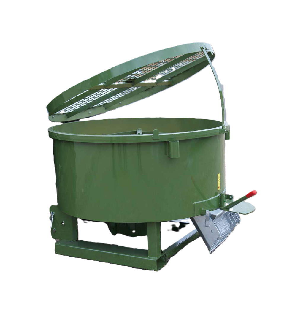 Betonmischer, Zwangsmischer, Mischmeister Fliegl Garant Typ 401 SS