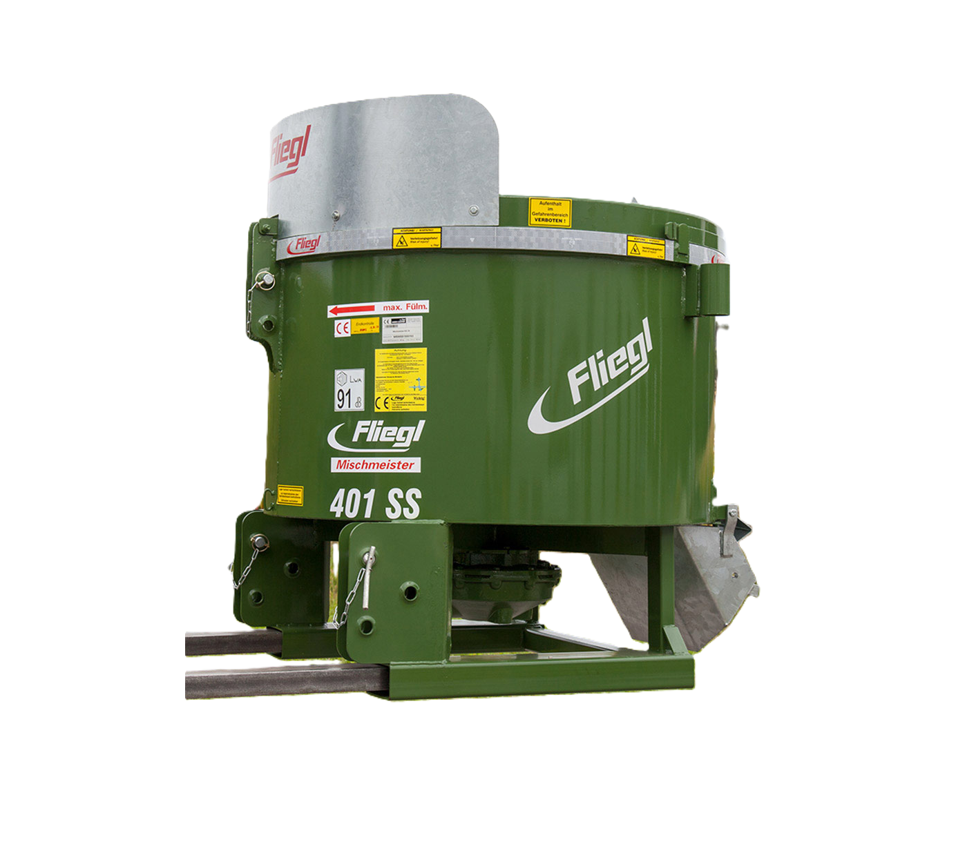 Betonmischer, Zwangsmischer, Mischmeister Fliegl Garant Typ 602 SS
