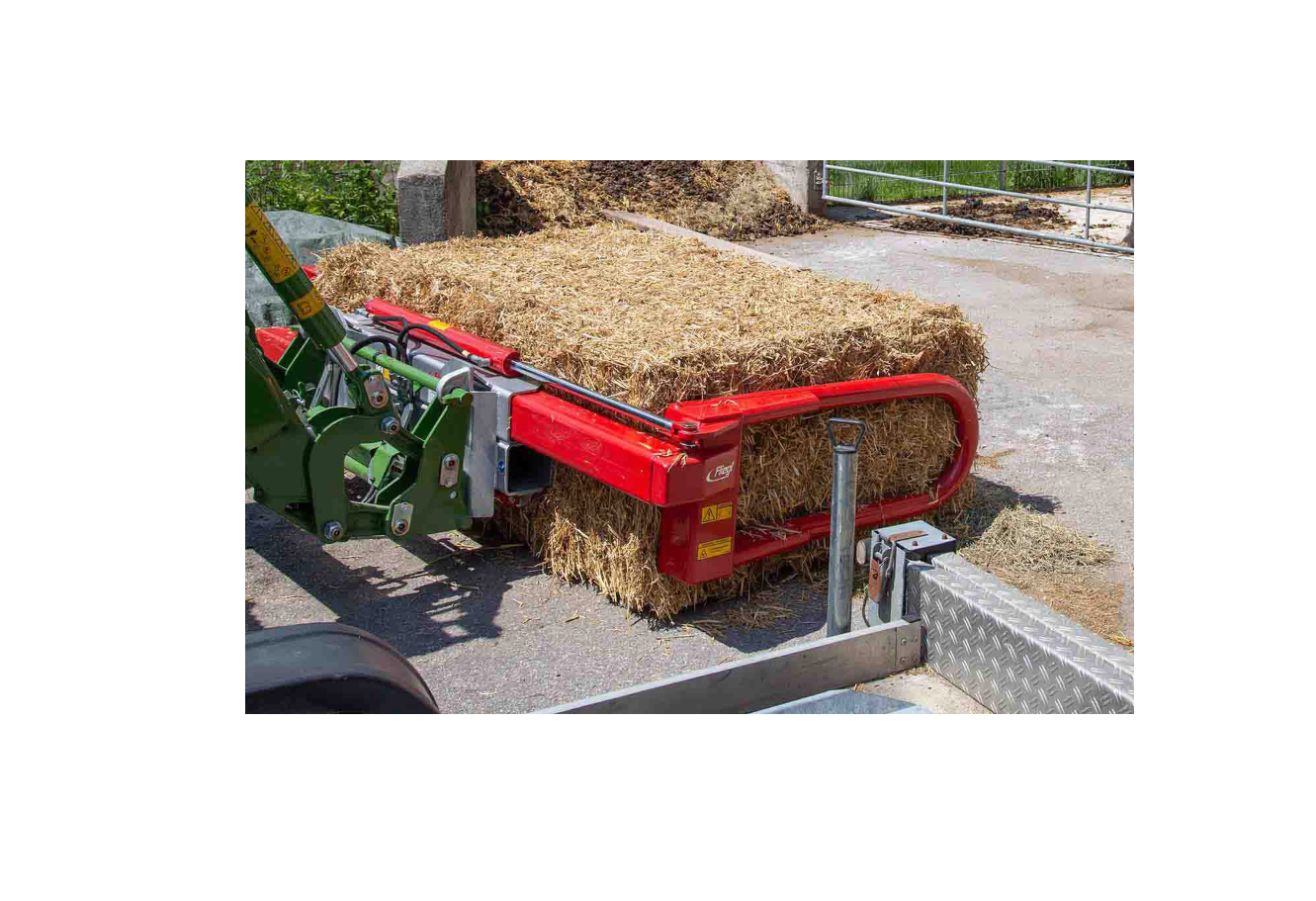 Quaderballenzange Fliegl Ballenzange, Ballentransport, Traktor, Frontlader