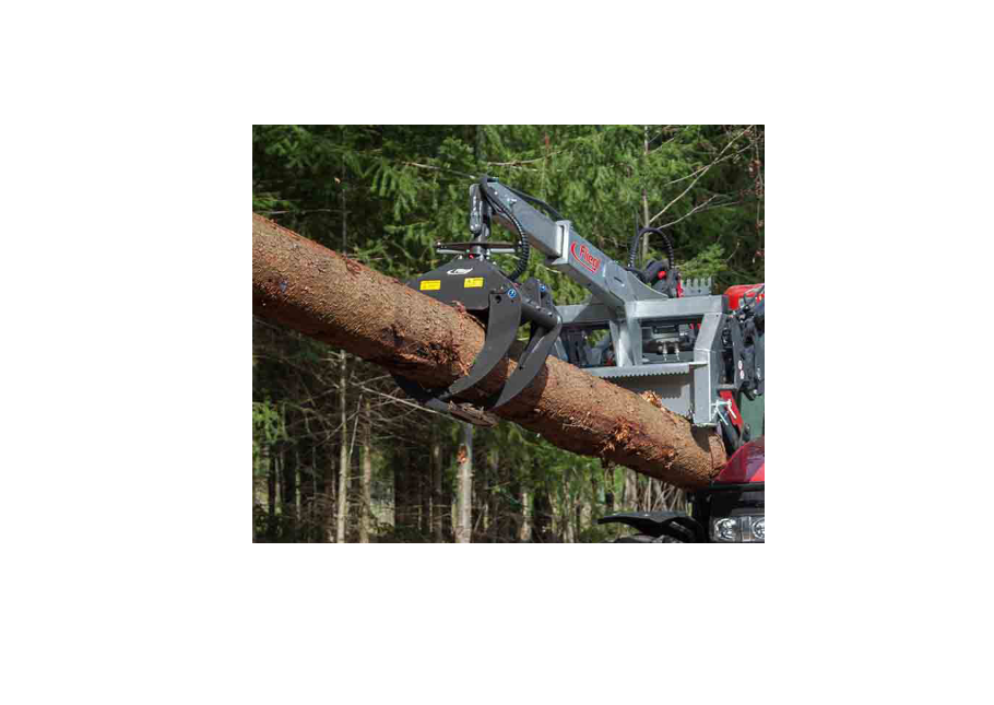 Fliegl Rückezange RZ185 LongNeck Combi Euro und Dreipunkt