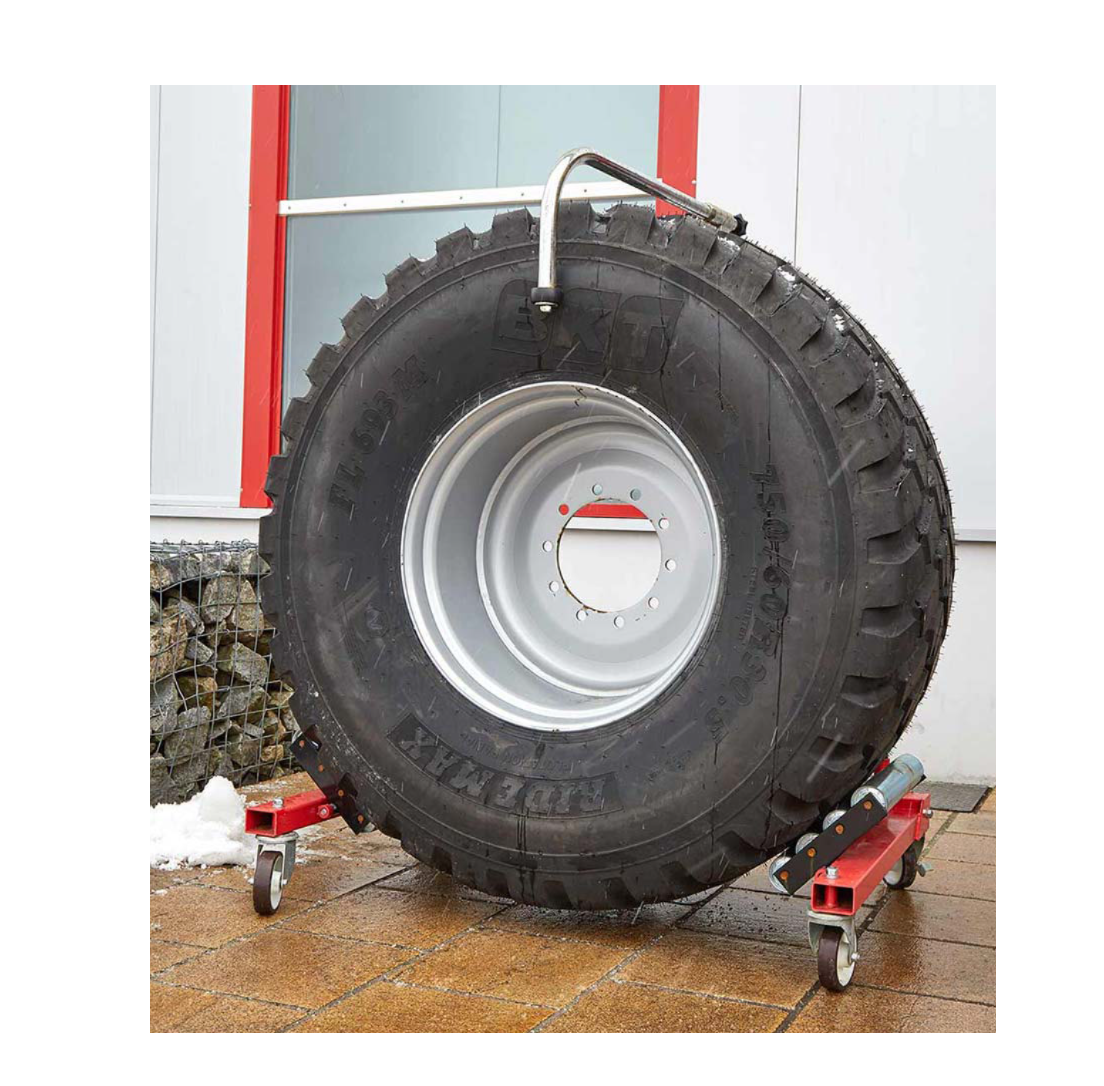 Reifenmontagewagen bis 1,5 t. / Räder bis 800 mm Breite u. Ø 1000-2200 mm