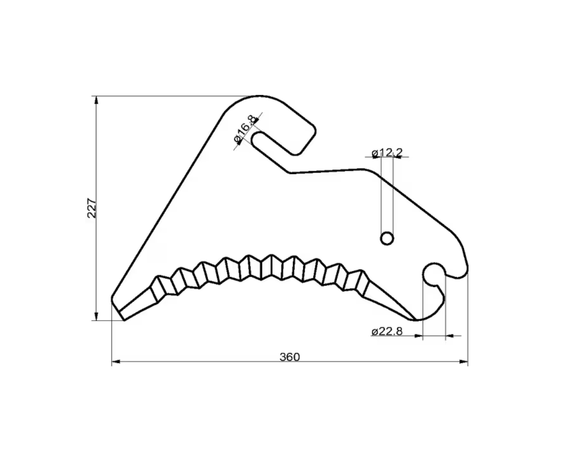 Rundballenmesser Welger 982210900 RP 235, RP 435, RP 535,