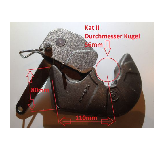 Kat II Unterlenker Fanghaken CBM