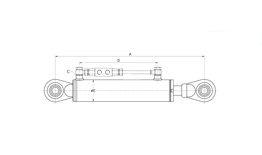 Hydraulischer Oberlenker Kat1