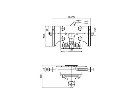 Kugelkupplung K50 310mm Für Schlitten 310mm Scharmüller AHK Traktor
