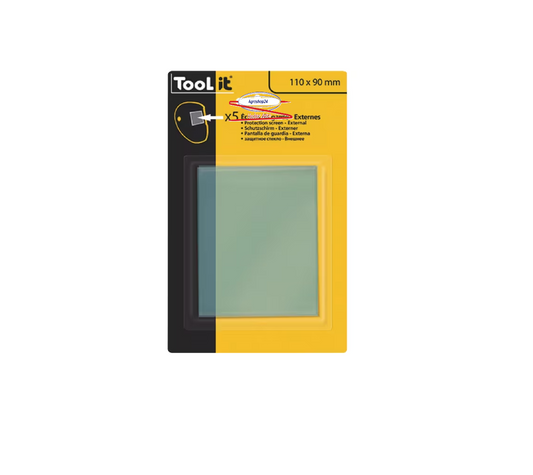 GYS Schweißhelm Schutzglas 110x90 auß. (5x)