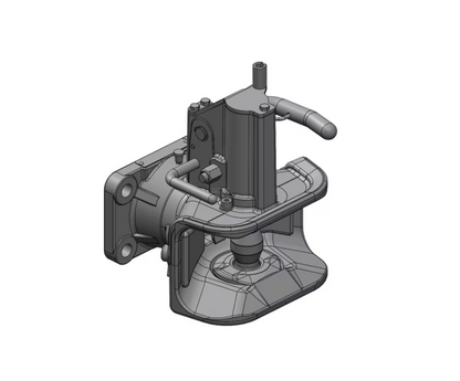 Zugmaul Anhängerkupplung  Flansch CHI 140x80mm Traktor