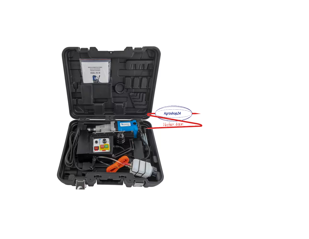 Magnetische Bohrmaschine MB35 Scantool Magnetbohrmaschine
