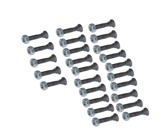 Pflugschar Schrauben und Muttern M12 x 35mm 10.9 25 Stk.