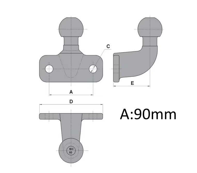 ALKO Anschraubkugelkopf K50 2000kg