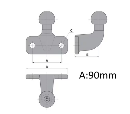 ALKO Anschraubkugelkopf K50 2000kg