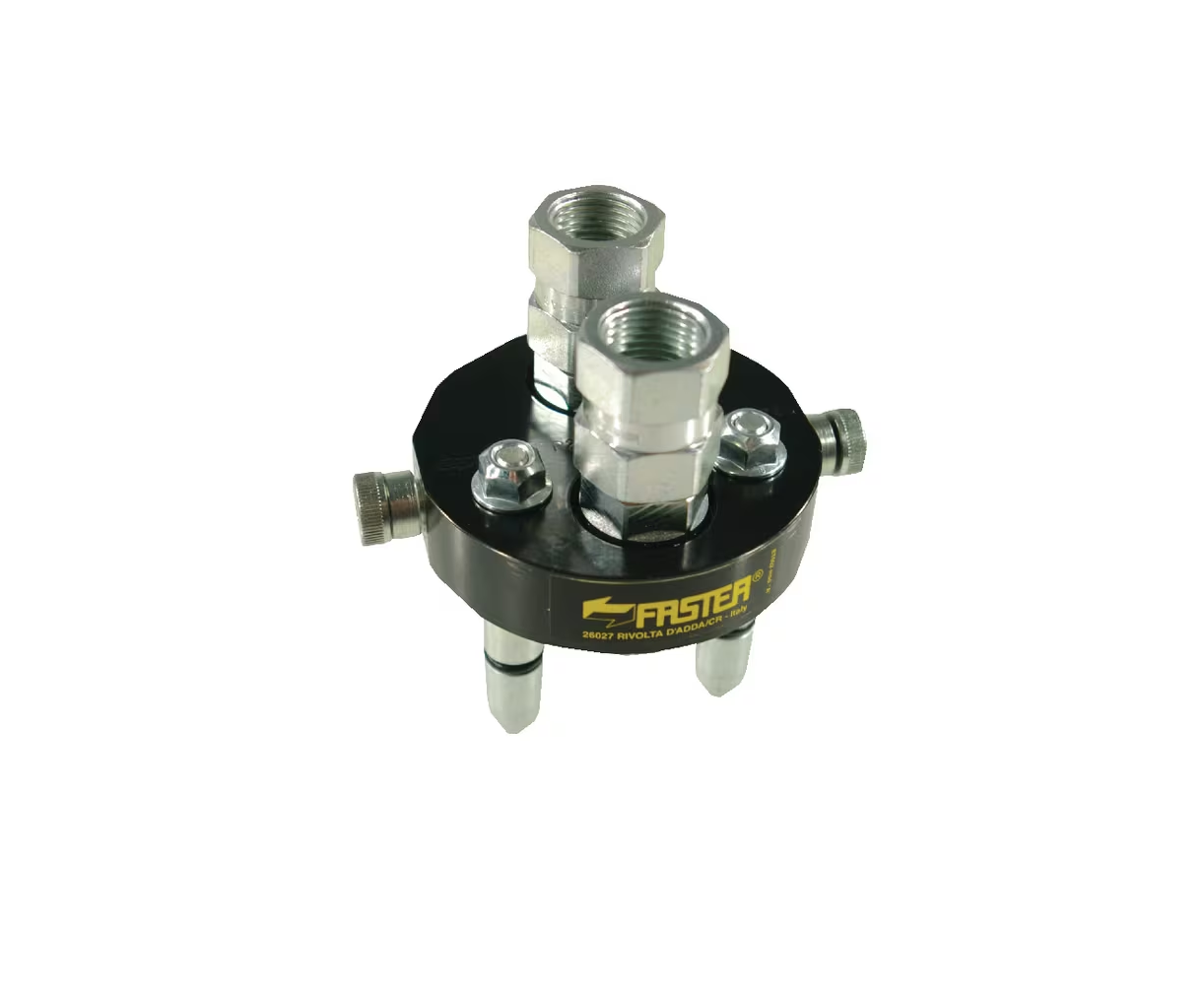 Multifaster DN10-2x1/2" BSPP beweglicher Teilstecker Faster Traktor Frontlader