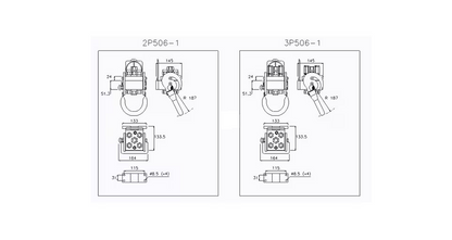 Multifaster DN10-4x15L - M22x1,5 1 x elektrisches Festteil