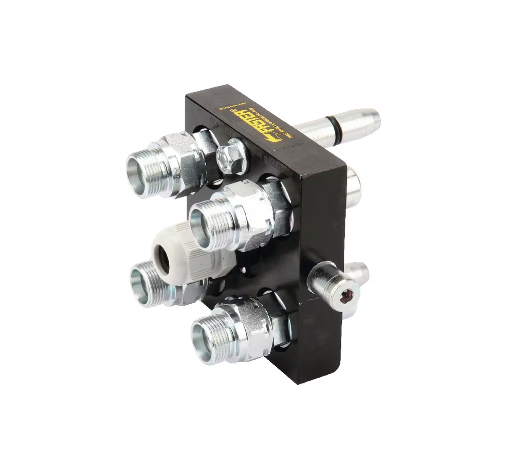 Multifaster DN10-4 x 15L - M22x1,5 1 x elektrisch Teilstecker Frontlader