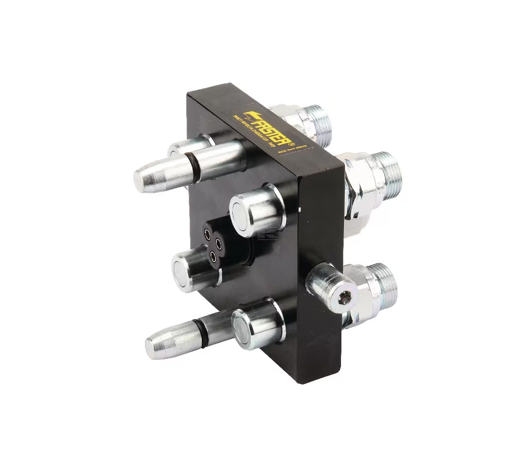 Multifaster DN10-4 x 15L - M22x1,5 1 x elektrisch Teilstecker Frontlader