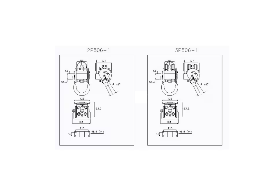 Multifaster DN10-4 x 15L - M22x1,5 1 x elektrisch Teilstecker Frontlader