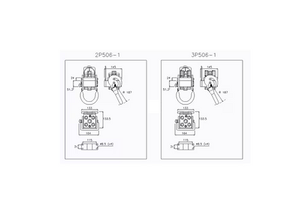 Multifaster DN10-4 x 15L - M22x1,5 1 x elektrisch Teilstecker Frontlader