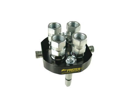 Multifaster DN10-4 x 1/2" BSPP beweglicher Teilstecker Faster Traktor Frontlader