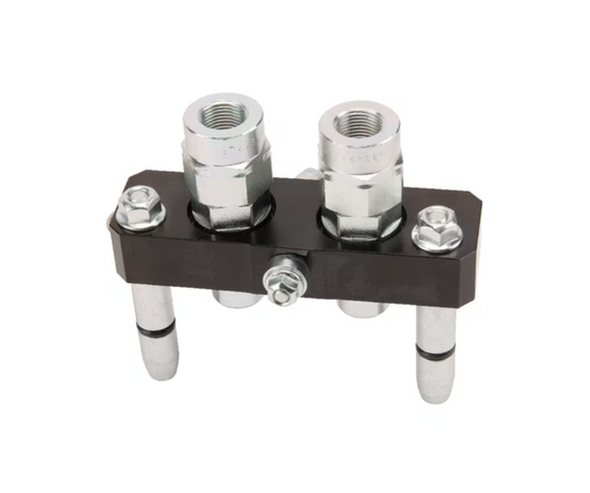Multifaster DN10-2 x 3/8" BSPP beweglicher Teilstecker Traktor Frontlader