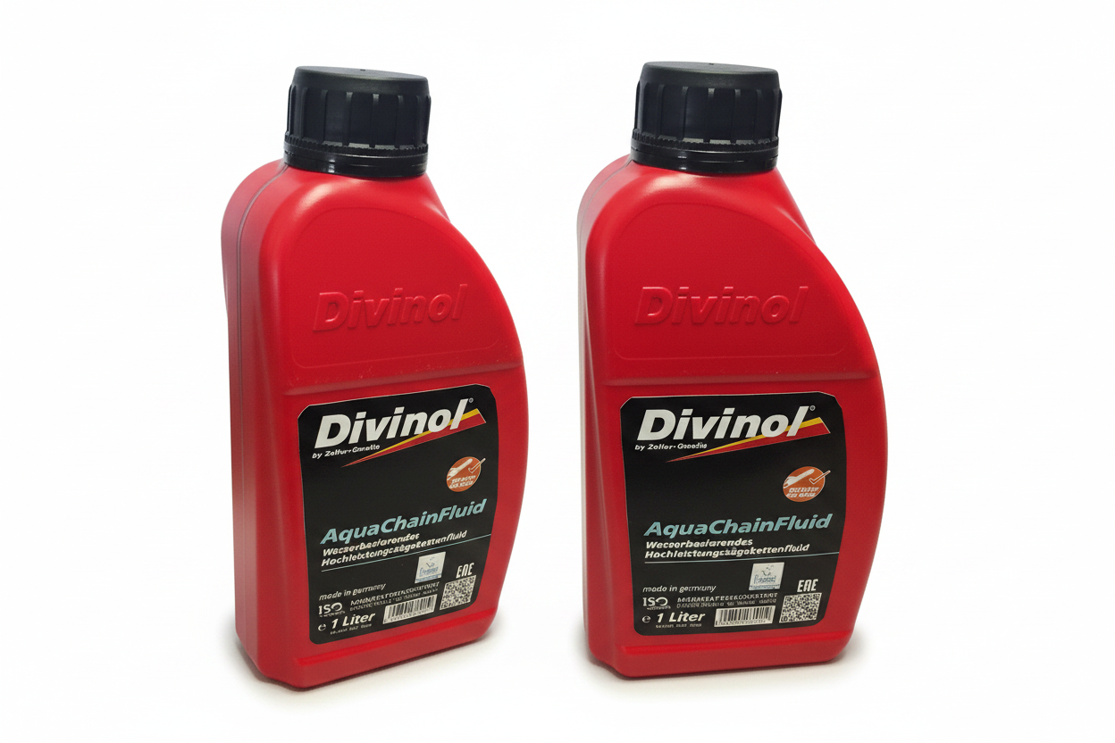 Angebot! Divinol Aqua Kettenfluid 2x1L  Kettensägenöl Doppelpack