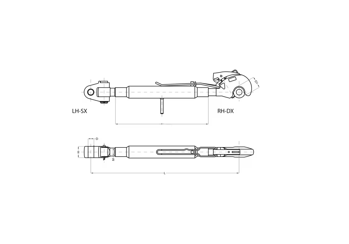 CBM Oberlenker Gabel/Haken 400, M36 Kat.3/3