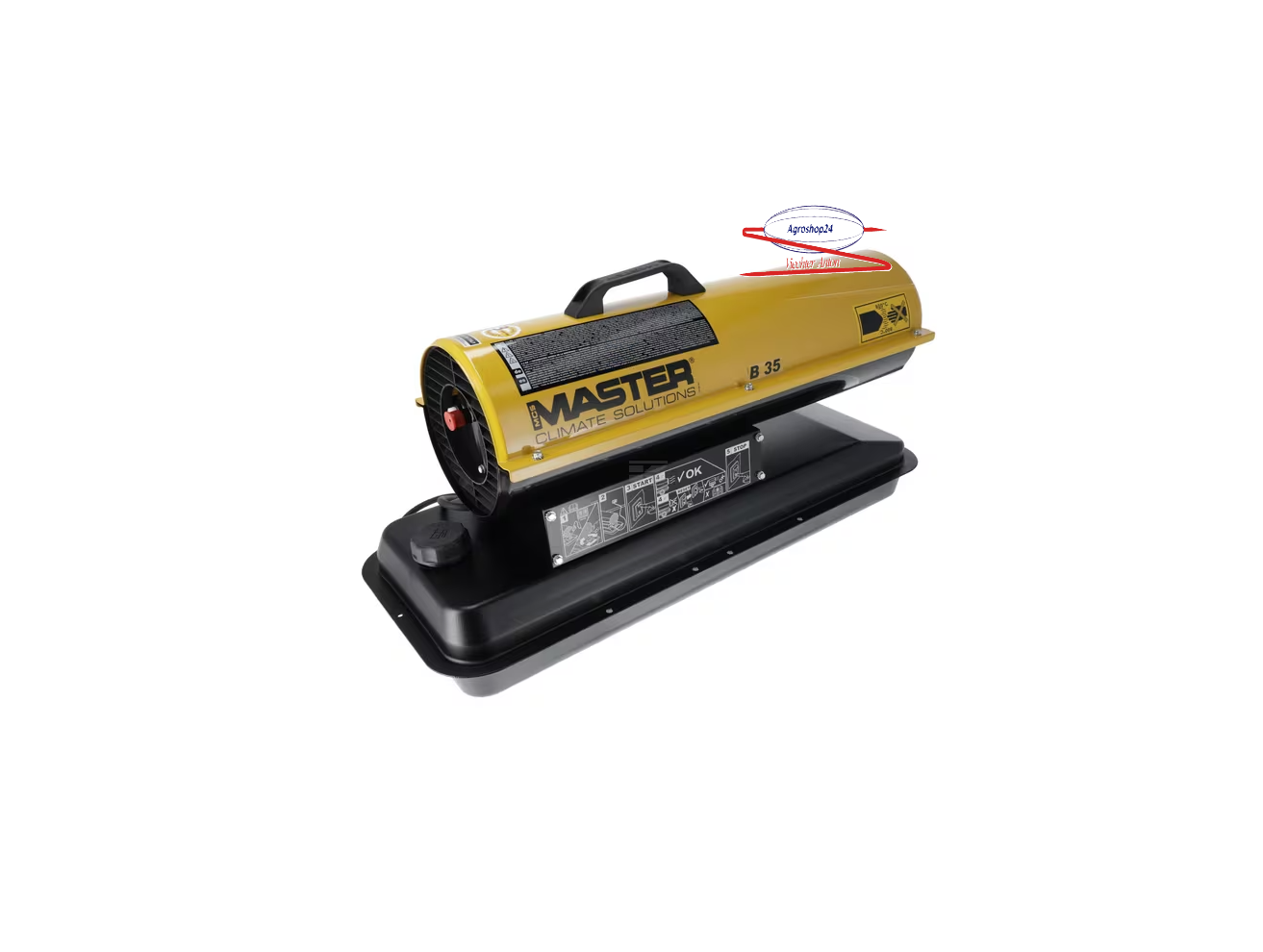 Master Ölheizung B 35CED 10kW Gaskanone Heizkanone Ölheizung (