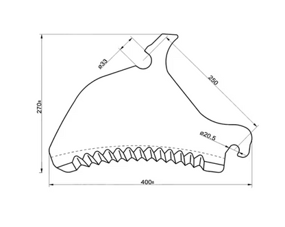 00434135 Ladewagenmesser Pöttinger Jumbo  (6000–10000) Torro