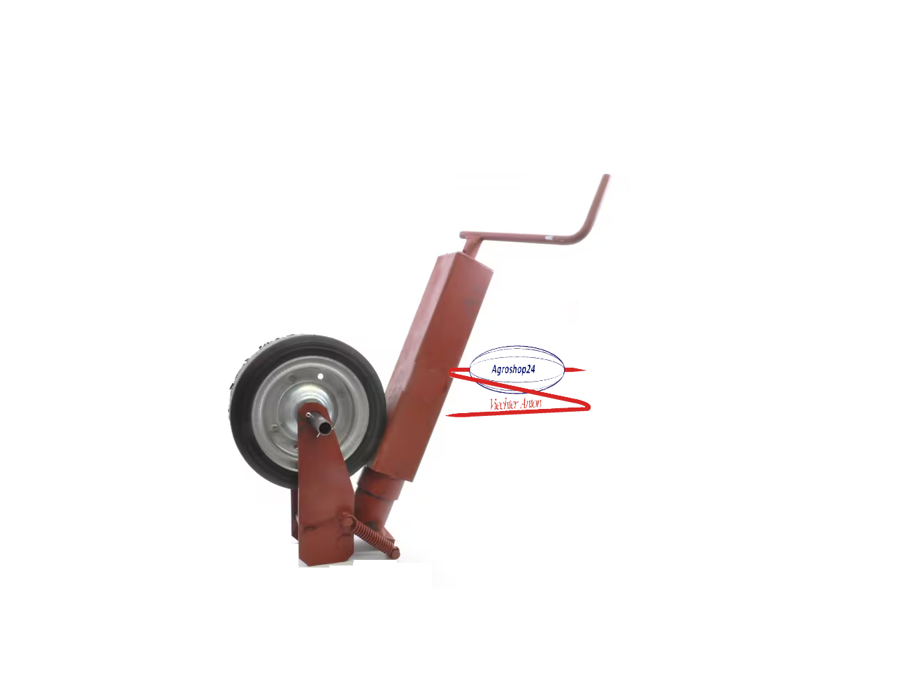 Stützrad mit Gummirad Stahlfelge 1200kg Anhänger Ladewagen Kipper