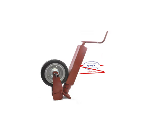 Stützrad mit Gummirad Stahlfelge 1200kg Anhänger Ladewagen Kipper