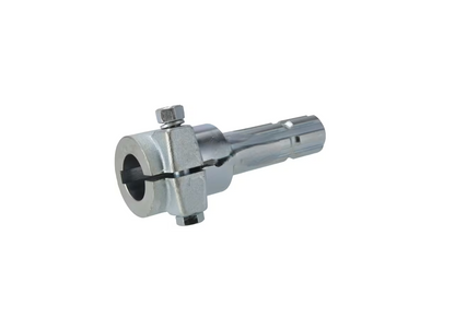 Zapfwelle Reduzierstück mit Außengewinde, 1 3/8" (6), Innengewinde 35 mm mit Klemmschraube