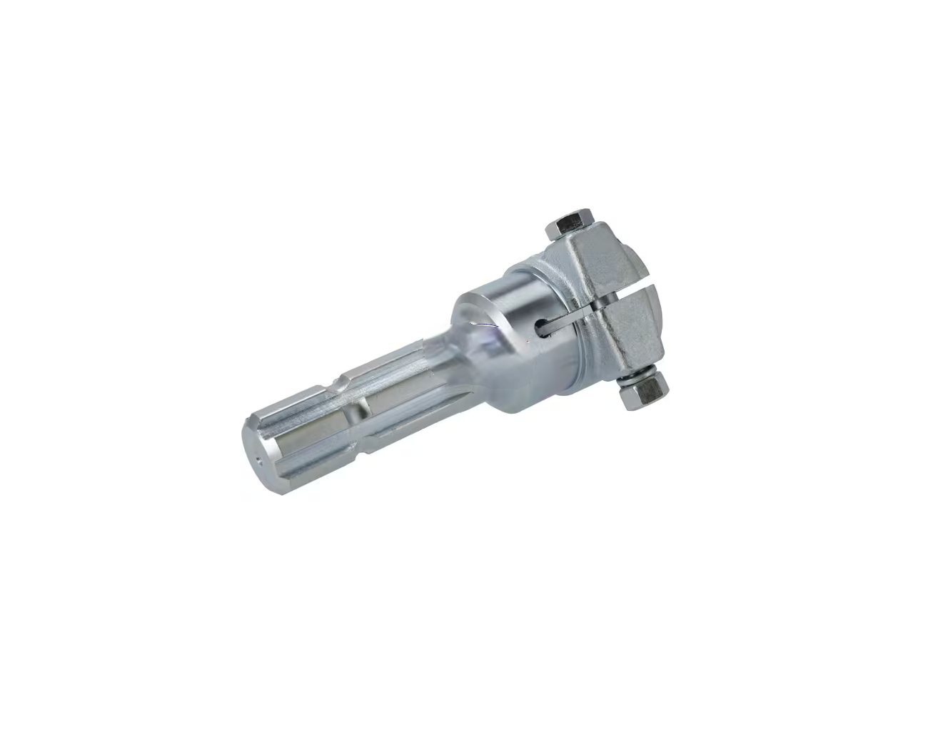 Zapfwelle Reduzierstück mit Außengewinde, 1 3/8" (6), Innengewinde 35 mm mit Klemmschraube