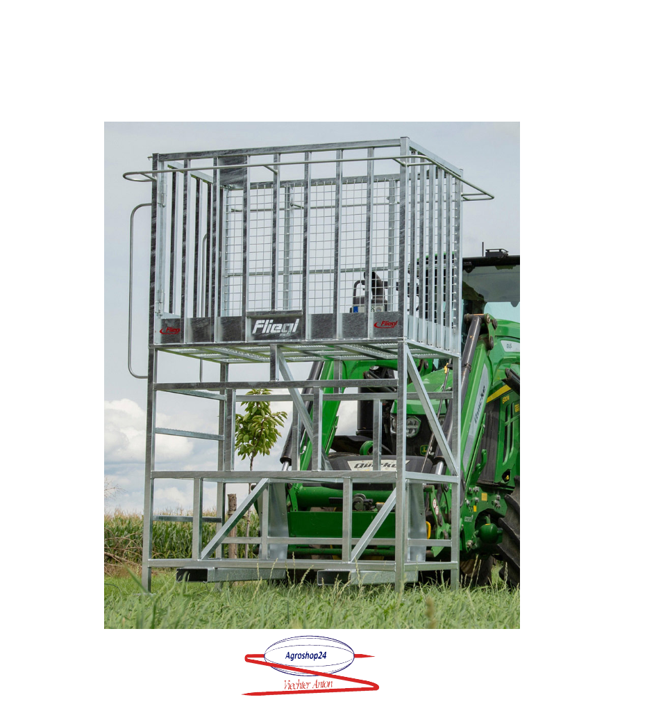Fliegl Arbeitsbühne MAXI Arbeitskorb Euroaufnahme Traktor