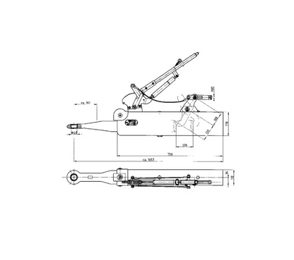 AVE2000BN Auflaufbremse schweißbar BPW BPW 5600KG Anhänger, Kipper, Ladewagen