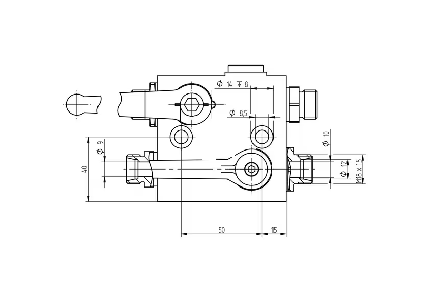 FTV Hydraulikventil für Fronthydraulik - Schwimmstellung
