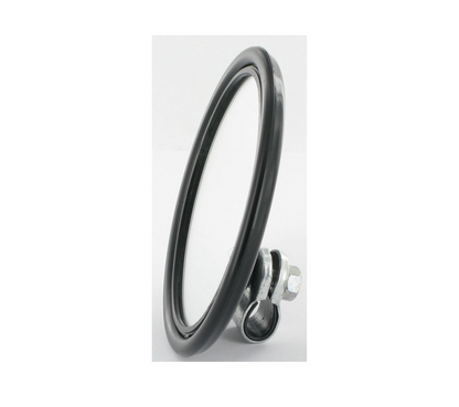 Spiegelglas, Spiegelkopf rund Ø 127mm Anschluss 13-16mm