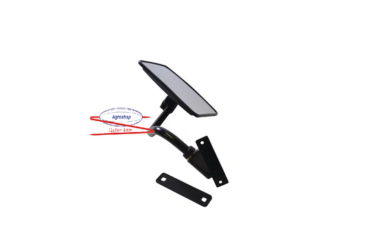 Spiegel mit Arm rechts 150mm x 180mm Konvex Anschluss 6,5mm