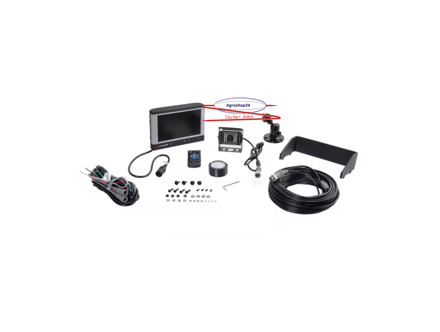 Kramp Kamerasystem 7" TFT Frontkamera Heckkamera