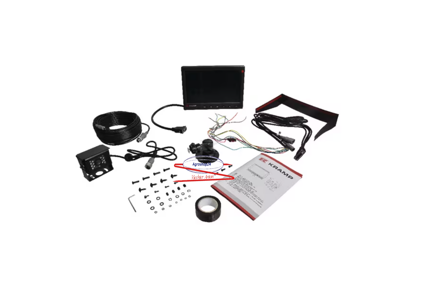 Kramp Kamerasystem Quad 10"TFT Frontkamera Heckkamera